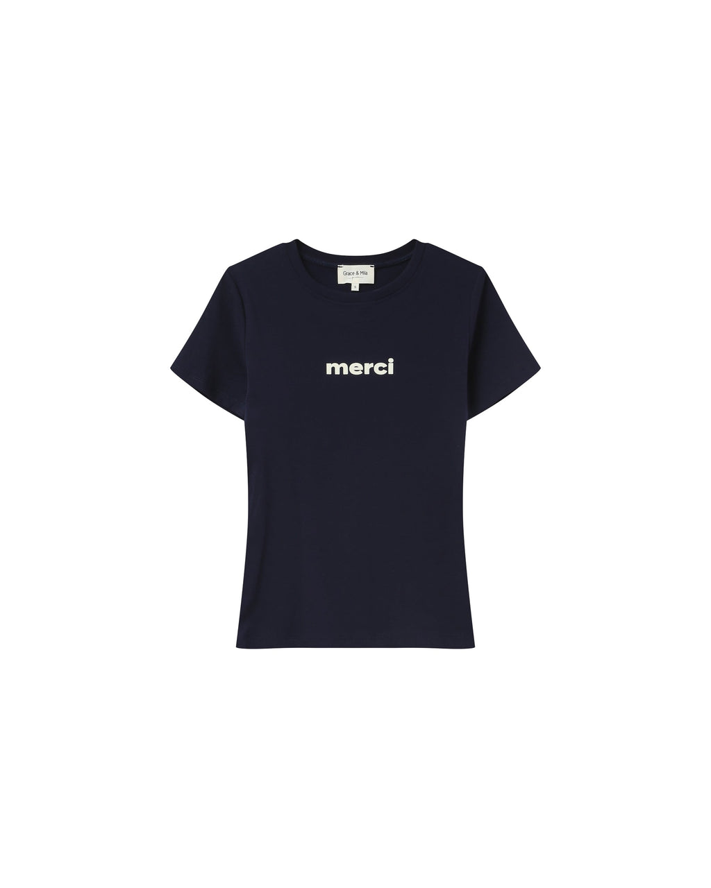 'Thank You' Printed T-Shirt Marine Papa