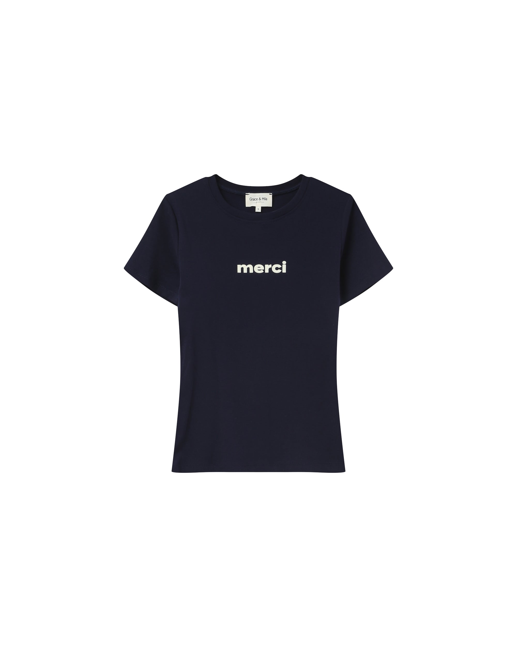 'Thank You' Printed T-Shirt Marine Papa