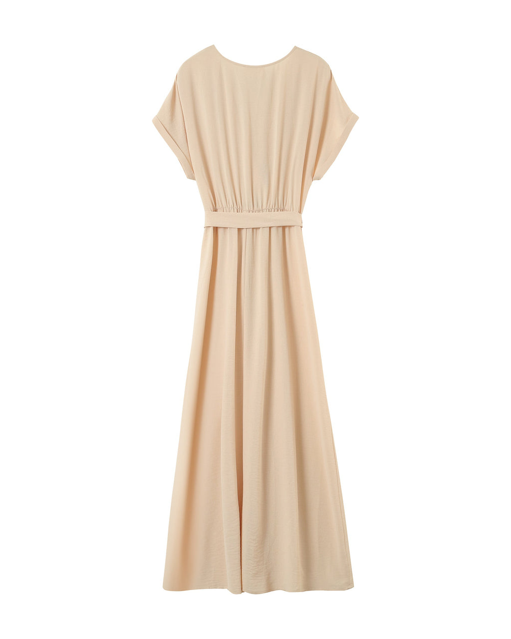Robe Longue Papillon - Beige