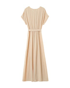 Robe Longue Papillon - Beige