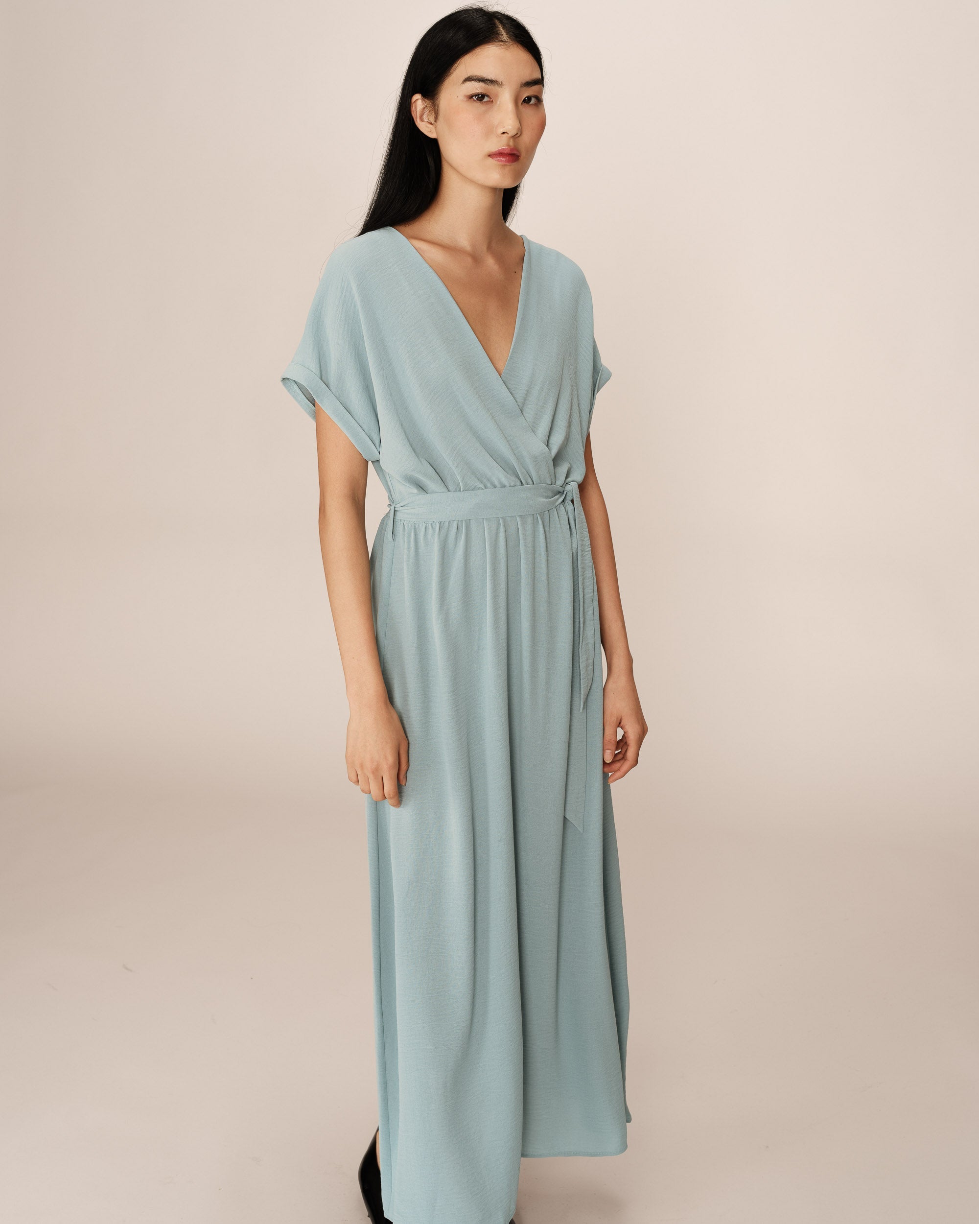 Vestido Largo Papillon - Azul