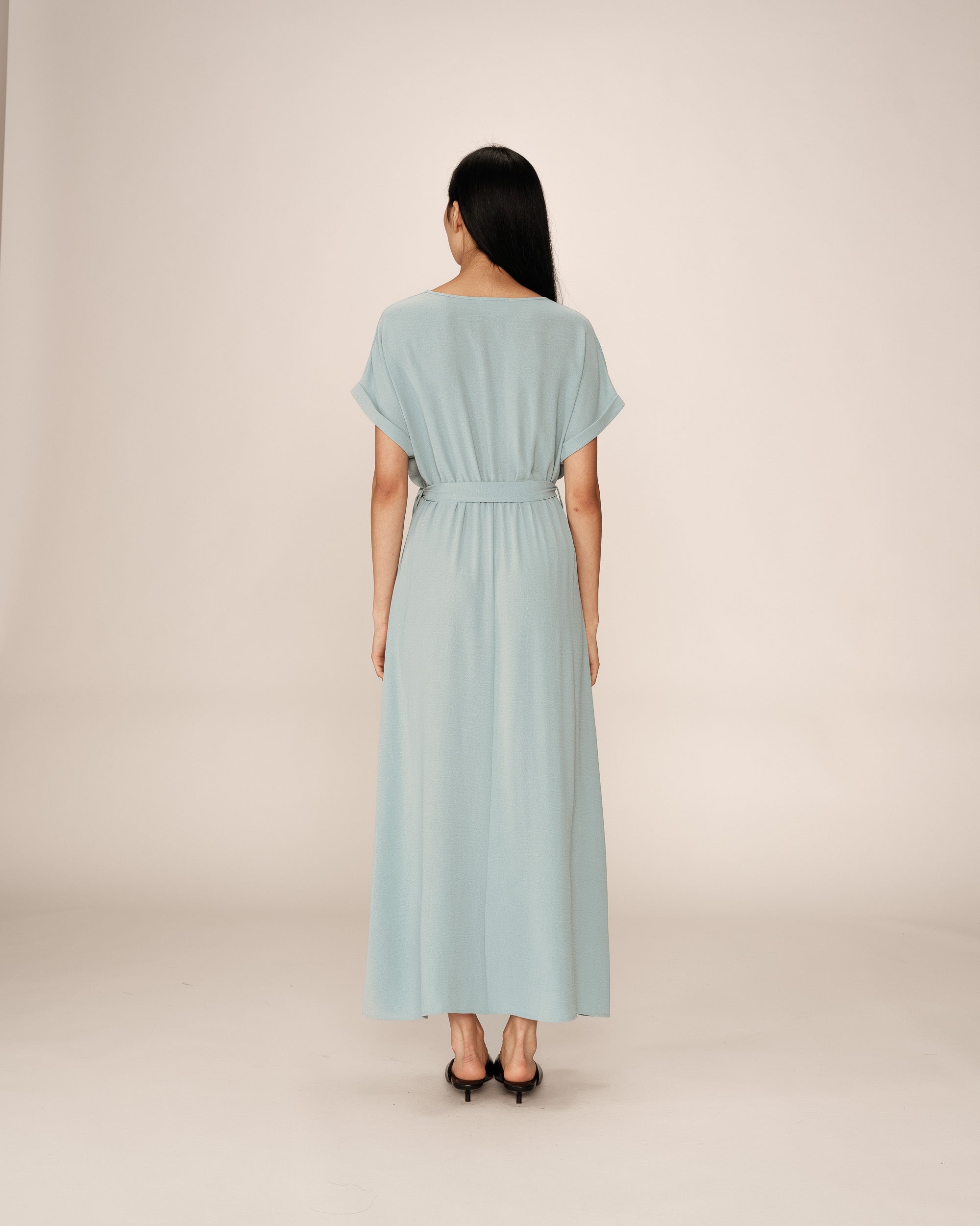 Vestido Largo Papillon - Azul