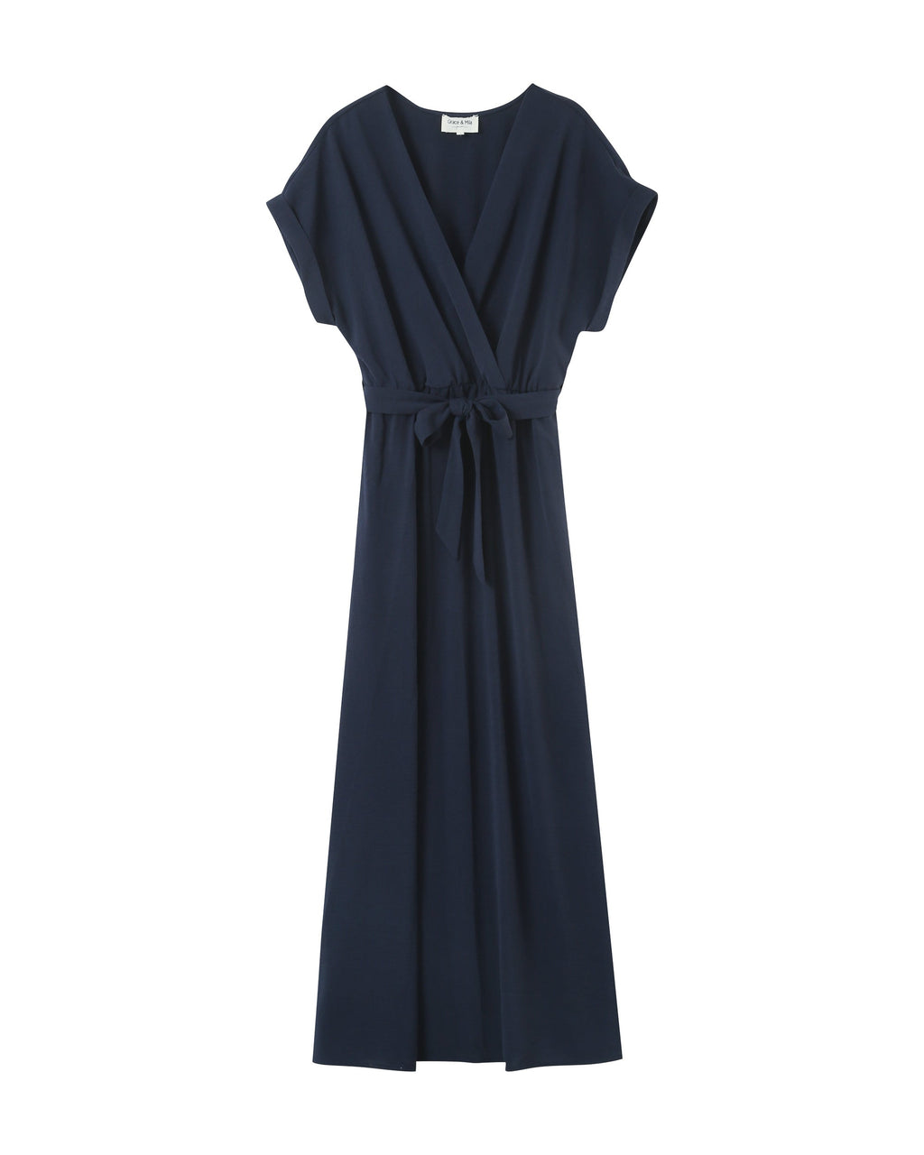 Robe Longue Papillon - Marine