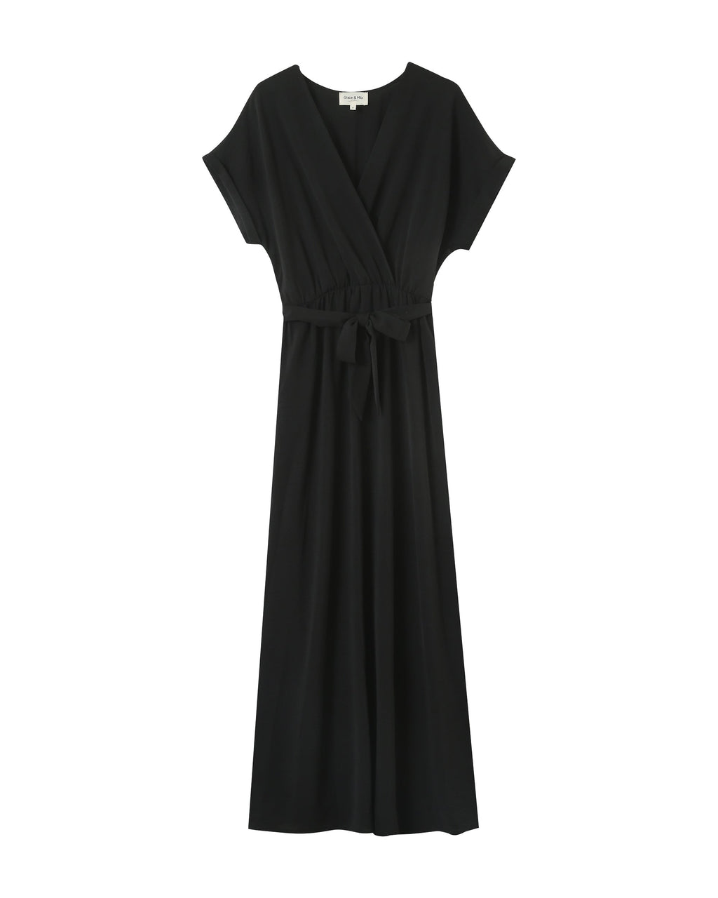 Robe Longue Papillon - Noir