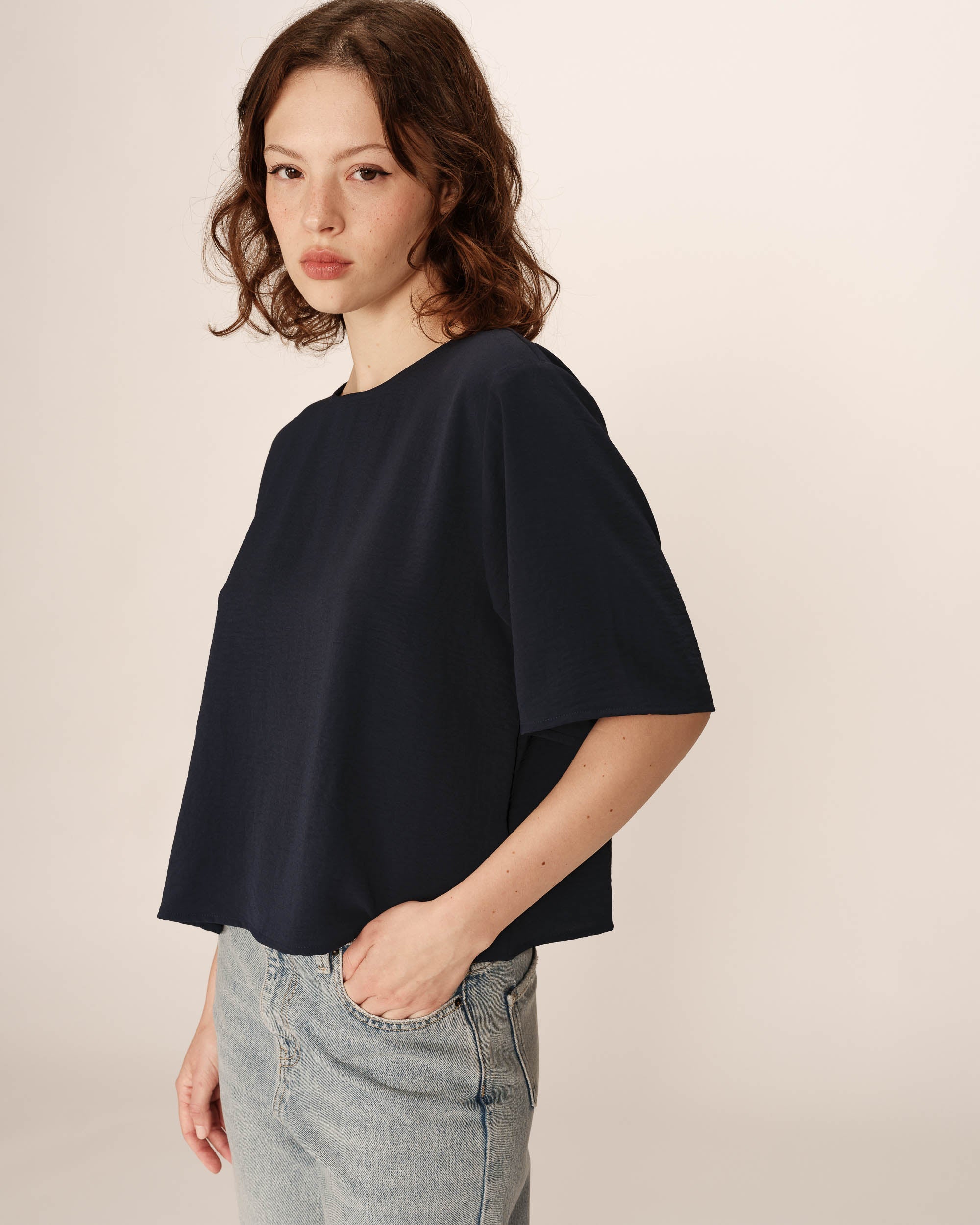 Paprika Top - Navy