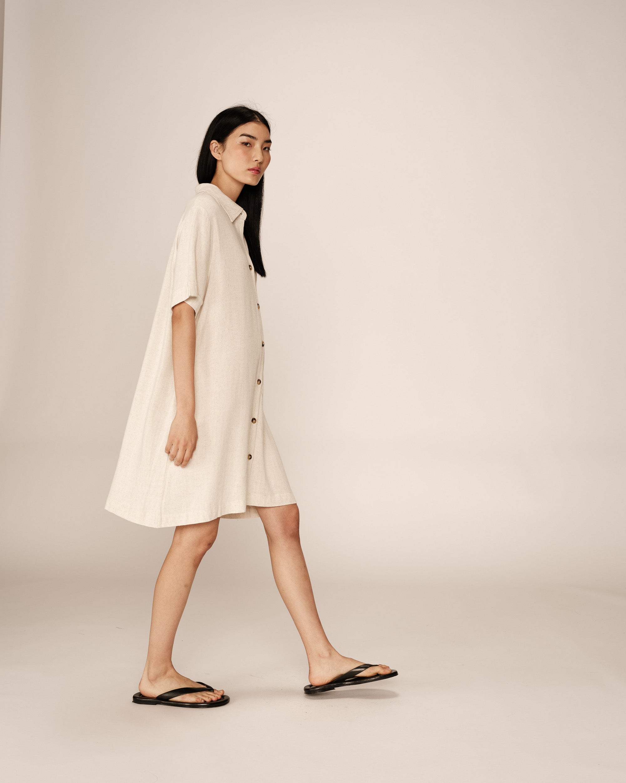 Robe Courte Paquita - Beige