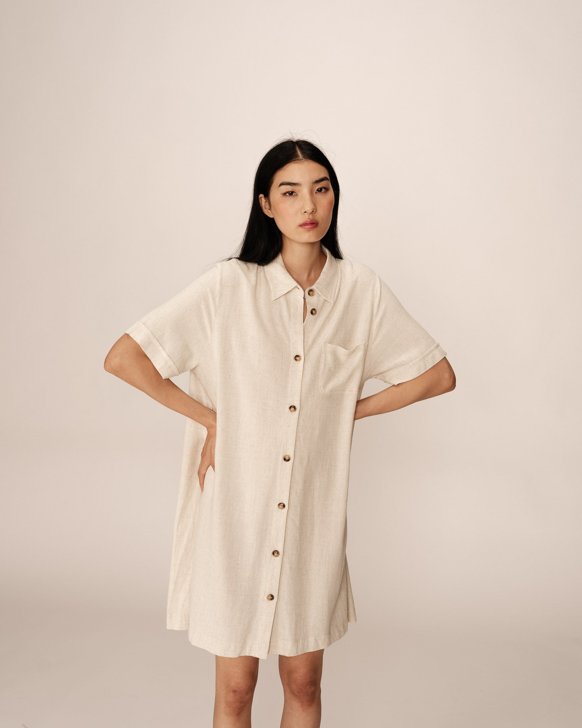 Robe Courte Paquita - Beige