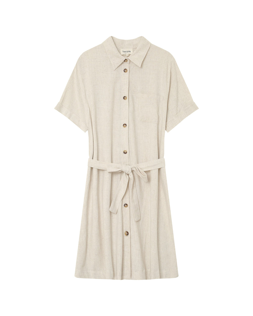 Robe Courte Paquita - Beige