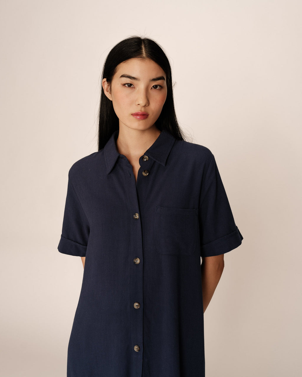 Paquita Navy Short Cross Dress