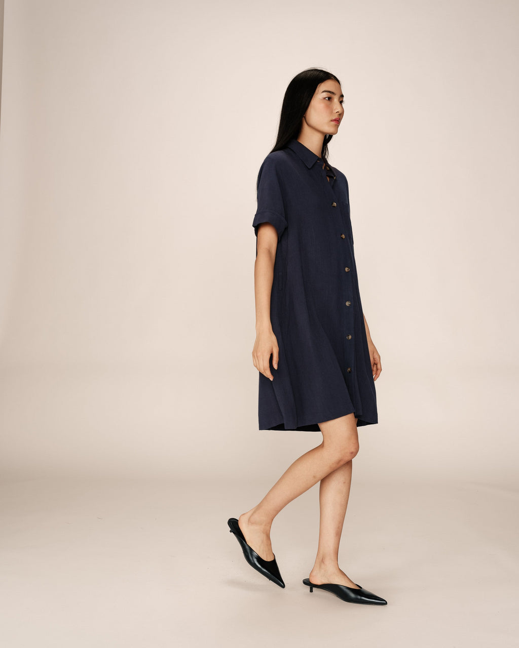 Paquita Navy Short Cross Dress