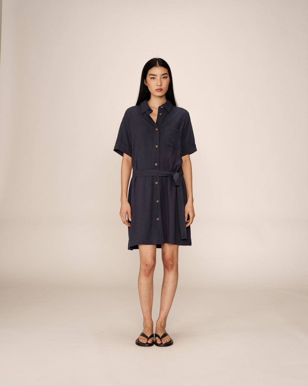 Paquita Navy Short Cross Dress