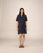 Paquita Navy Short Cross Dress