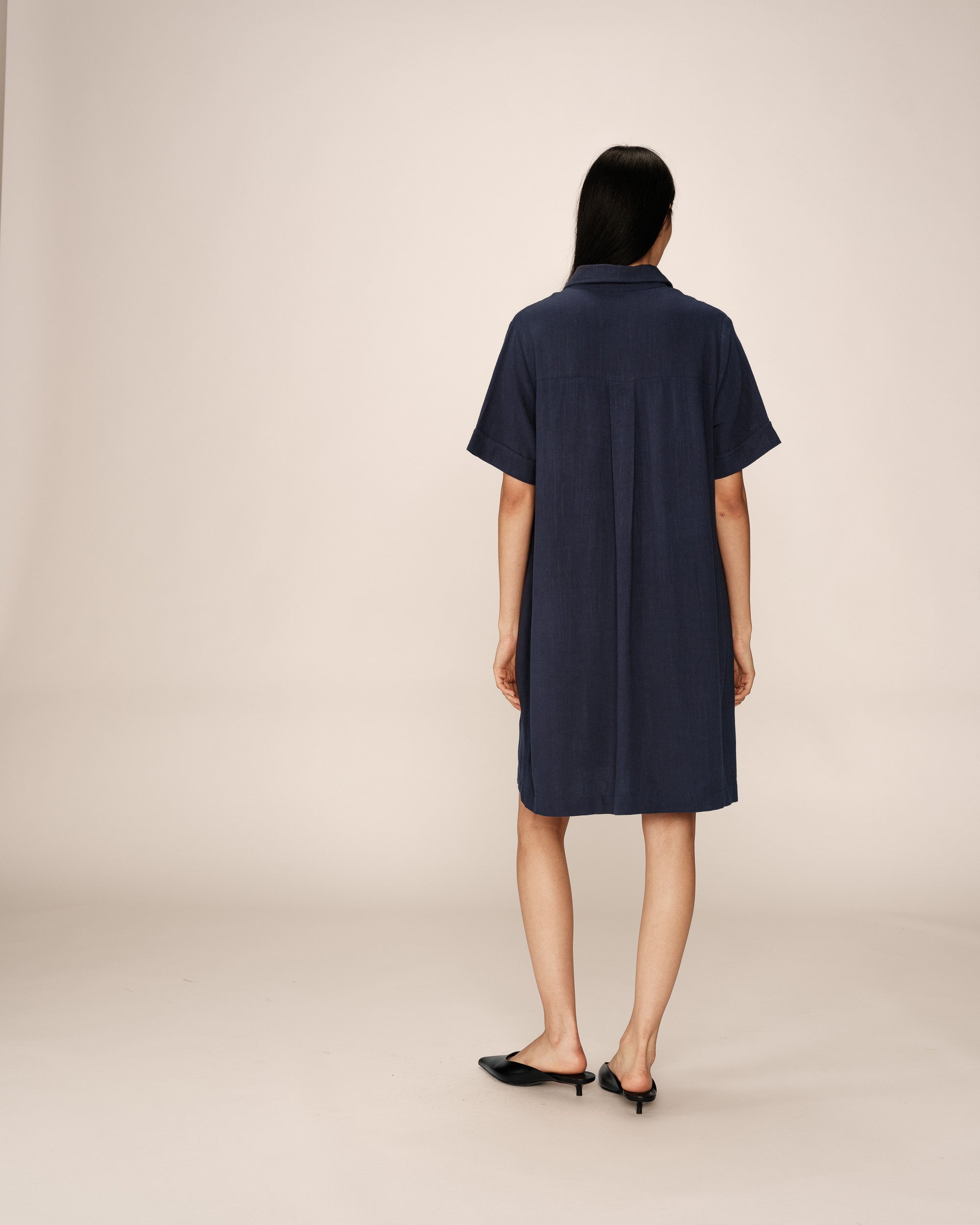 Paquita Navy Short Cross Dress