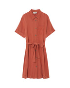 Short Cross Dress Terracotta Paquita