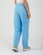 Pantalon Parachute Cargo - Bright Azur - Femme