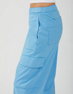 Pantalon Parachute Cargo - Bright Azur - Femme
