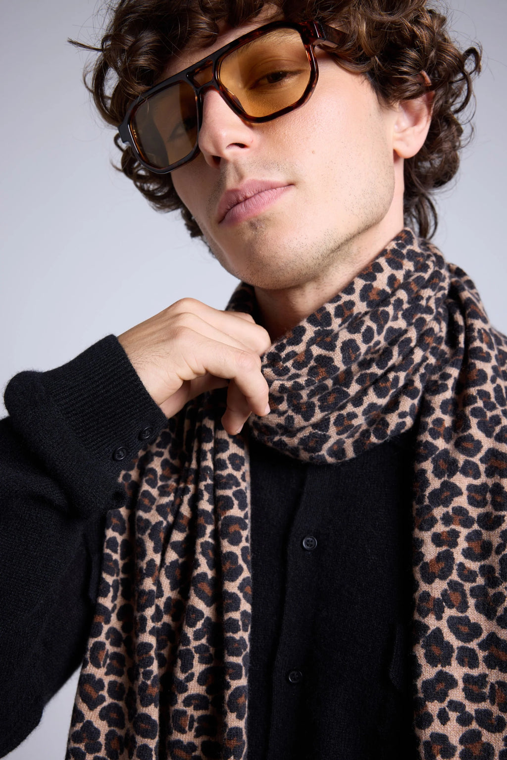 Bufanda Pardy - Beige Leopardo - Unisex