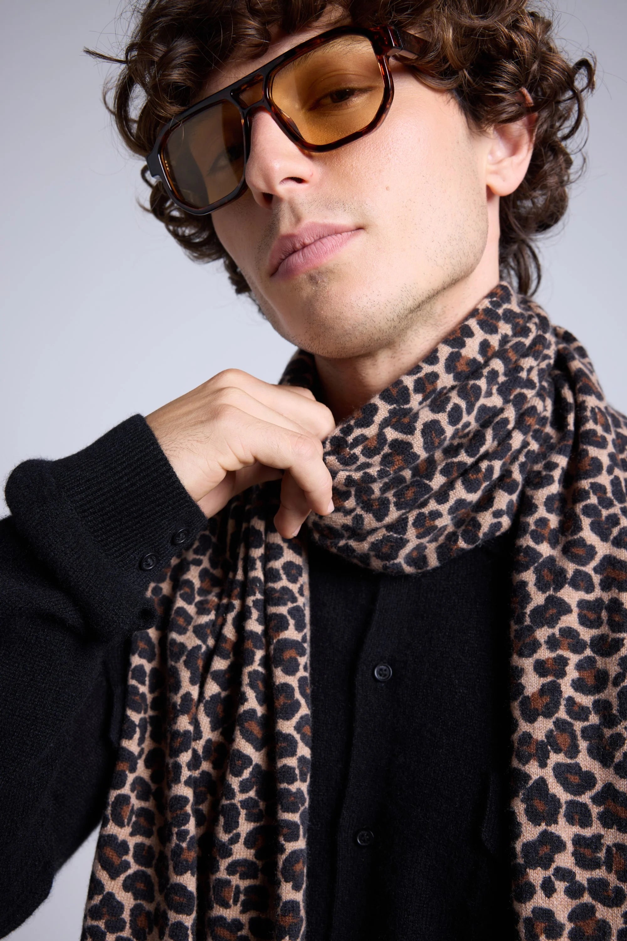 Bufanda Pardy - Beige Leopardo - Unisex