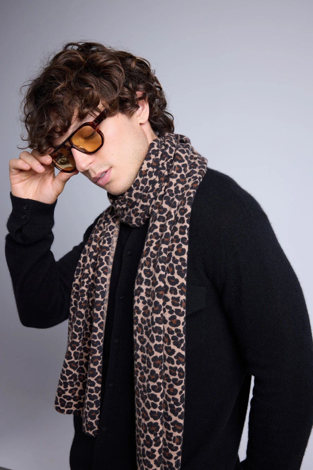Bufanda Pardy - Beige Leopardo - Unisex