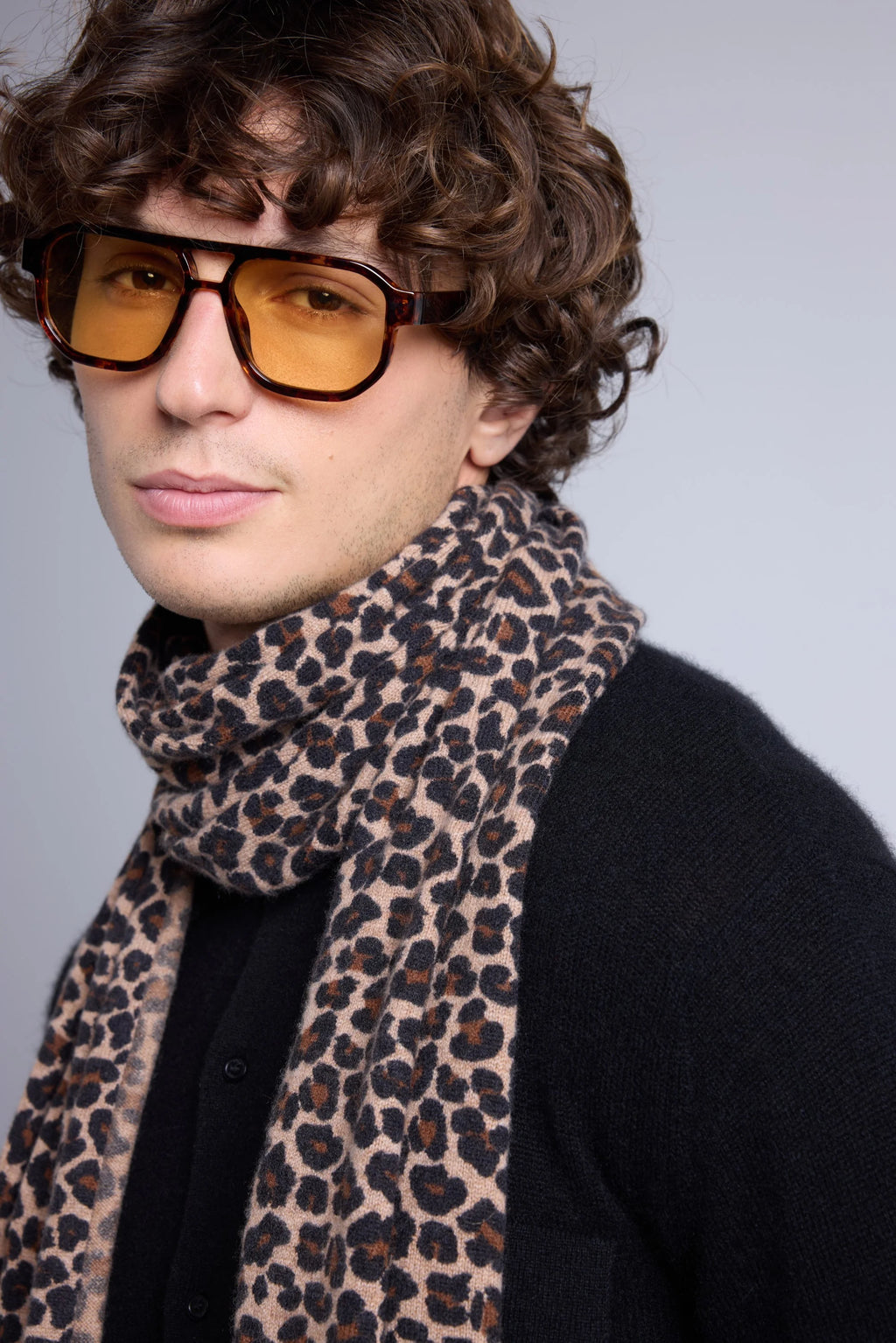 Bufanda Pardy - Beige Leopardo - Unisex