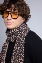 Echarpe Pardy - Beige Leopard - Mixte