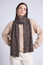 Bufanda Pardy - Beige Leopardo - Unisex
