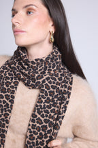 Bufanda Pardy - Beige Leopardo - Unisex