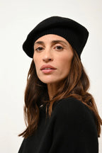 4-Ply Beret - Paris - Black