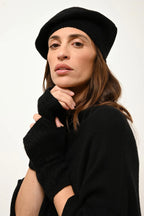 4-Ply Beret - Paris - Black