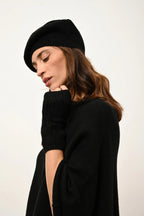 4-Ply Beret - Paris - Black