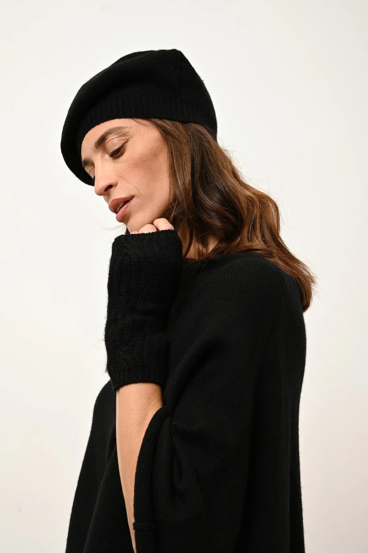 4-Ply Beret - Paris - Black