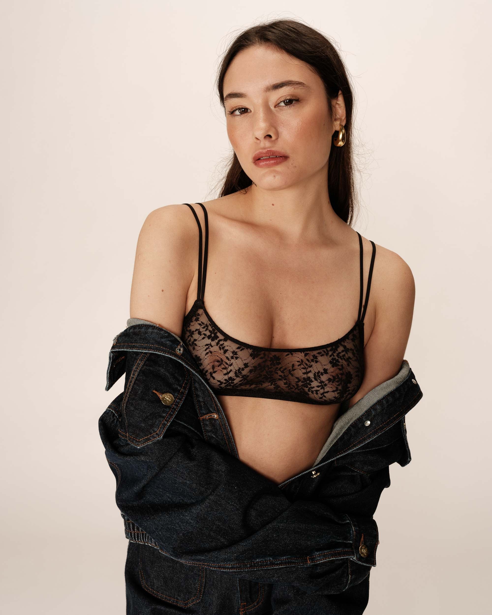 Bralette Parker - Negro