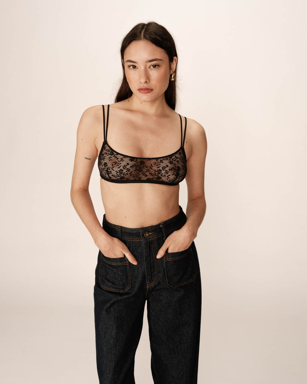 Bralette Parker - Negro