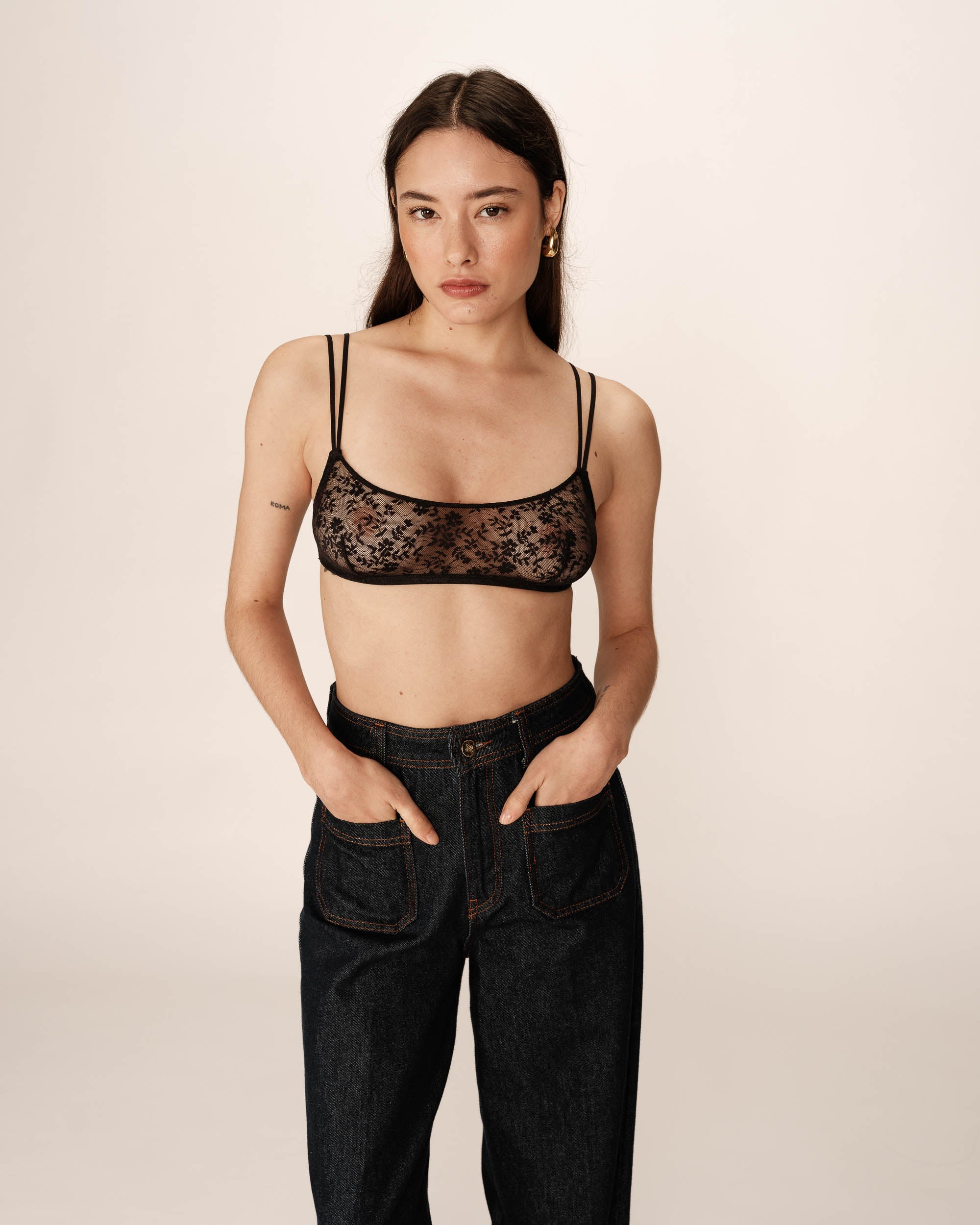 Bralette Parker - Negro