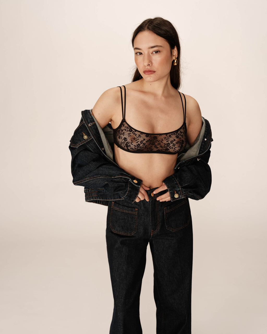 Bralette Parker - Negro