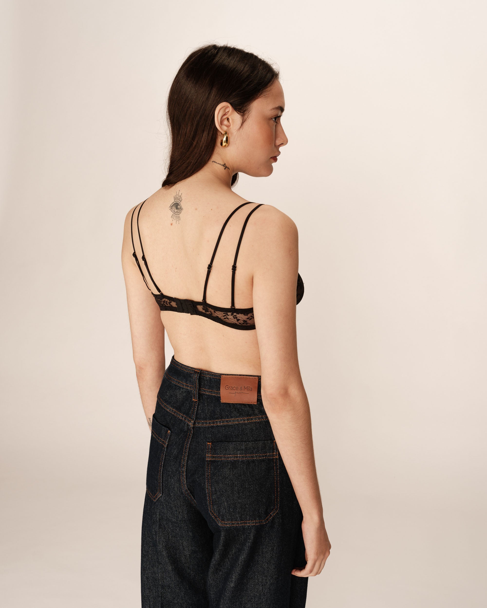Bralette Parker - Negro