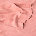 Flat Sheet - Washed Linen 190G/M² - Old Rose