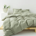2 Pillowcases - 190G/M² Washed Linen - Sage Green