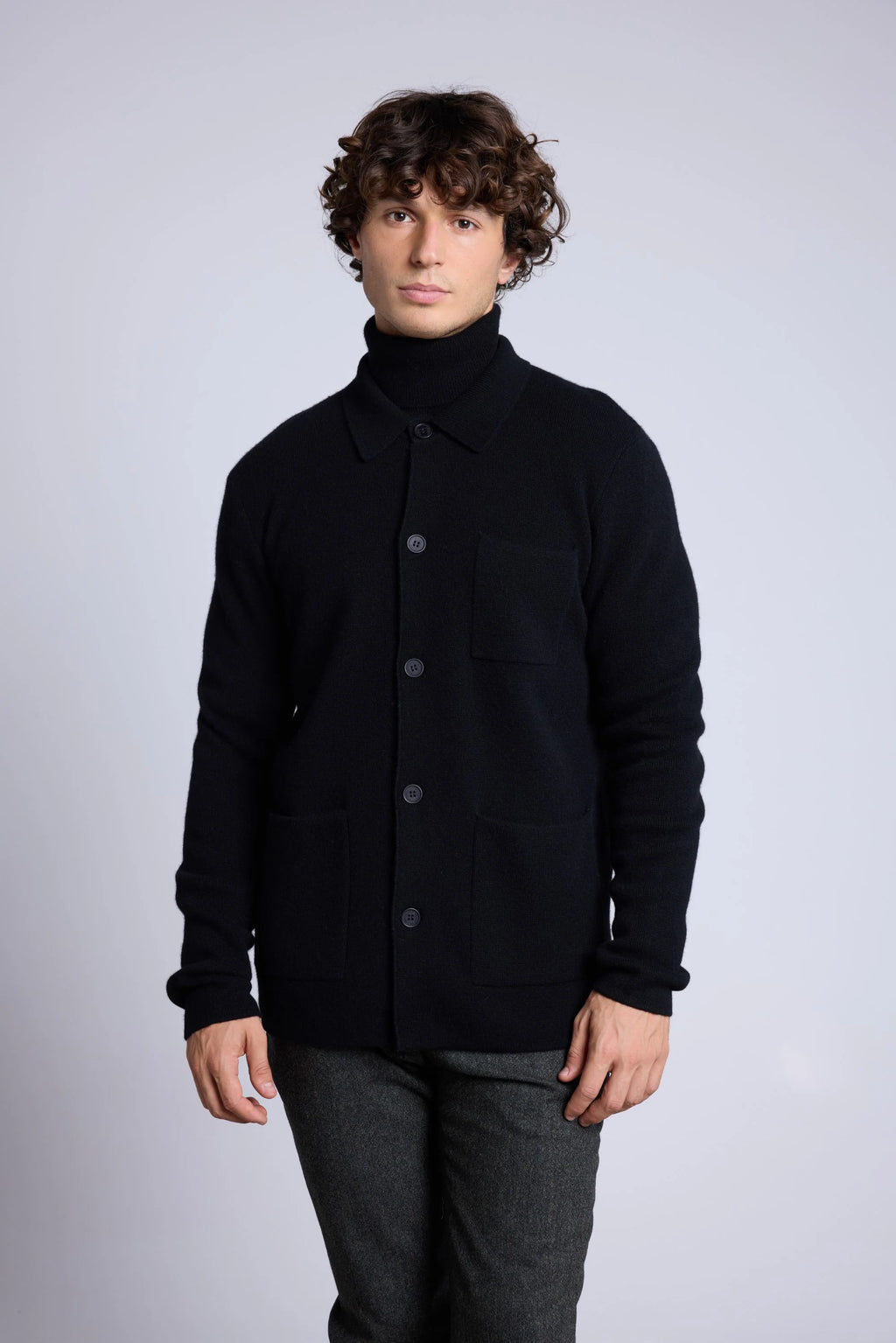 Sobrecamisa Pascal - Negro - Hombre