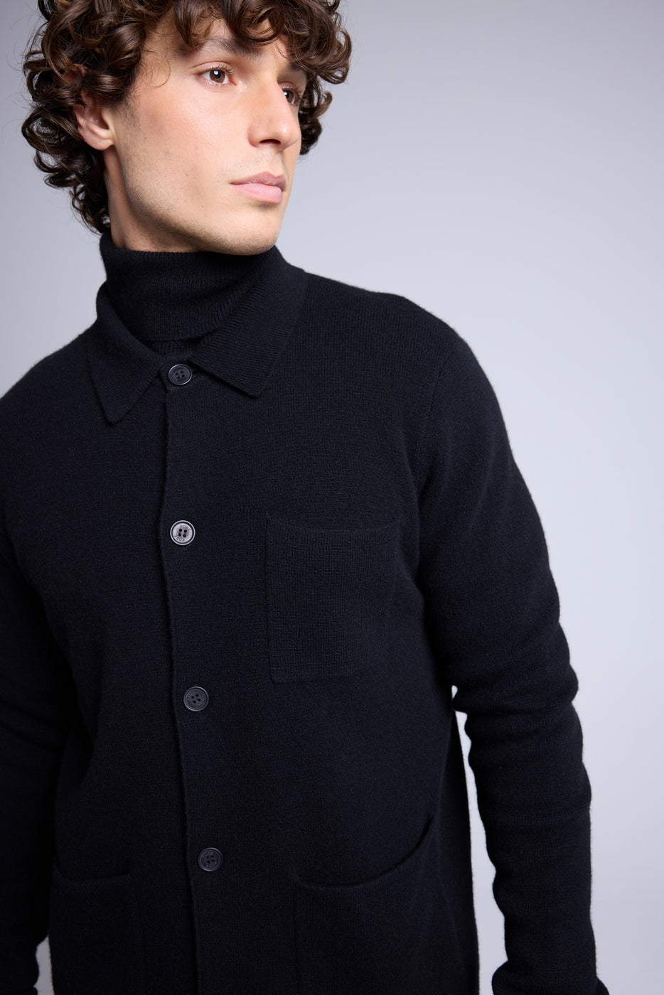 Sobrecamisa Pascal - Negro - Hombre