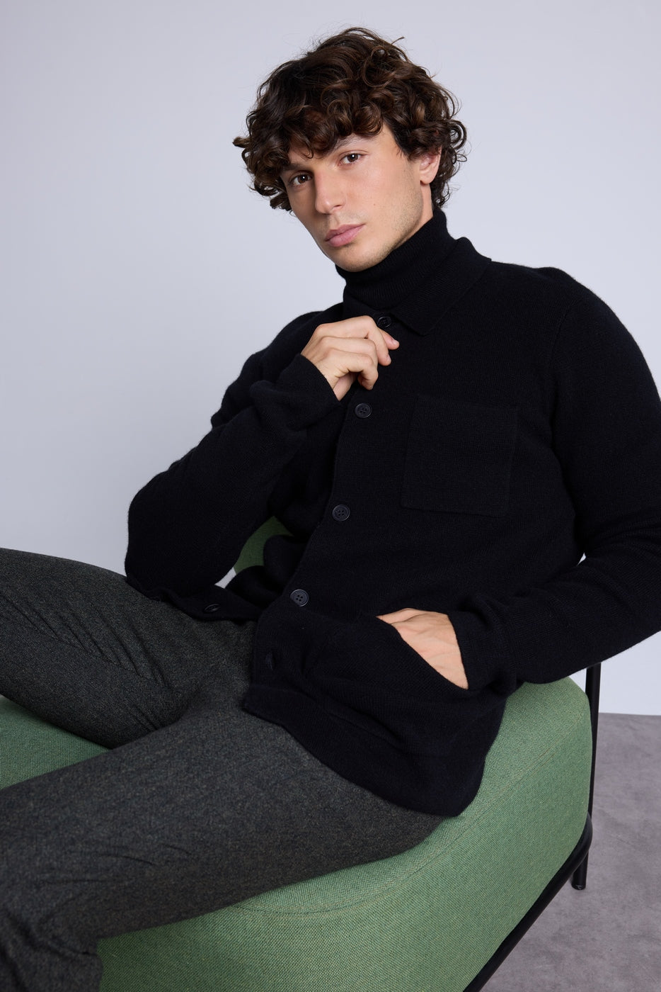 Sobrecamisa Pascal - Negro - Hombre