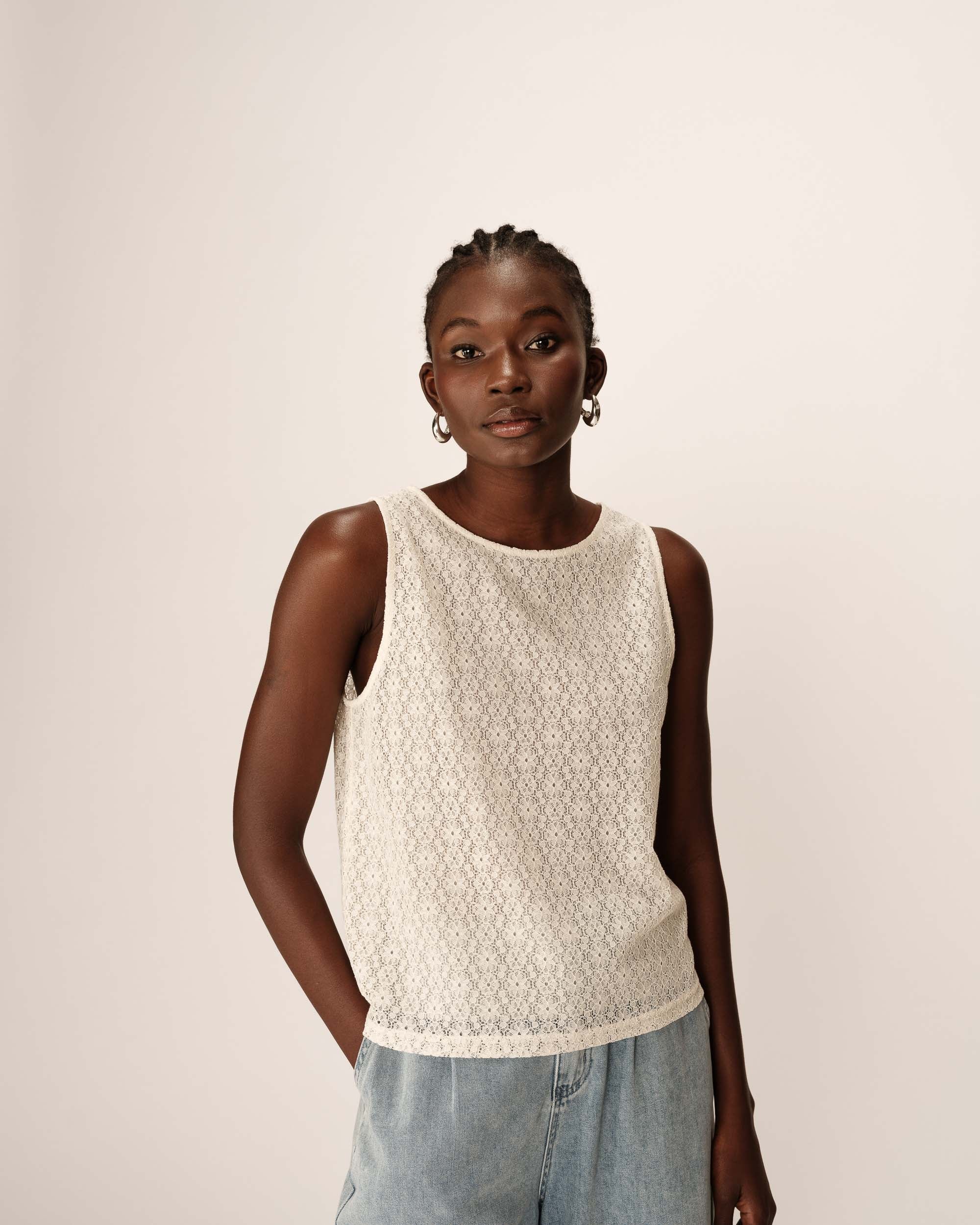 Passionnee Top - Ecru