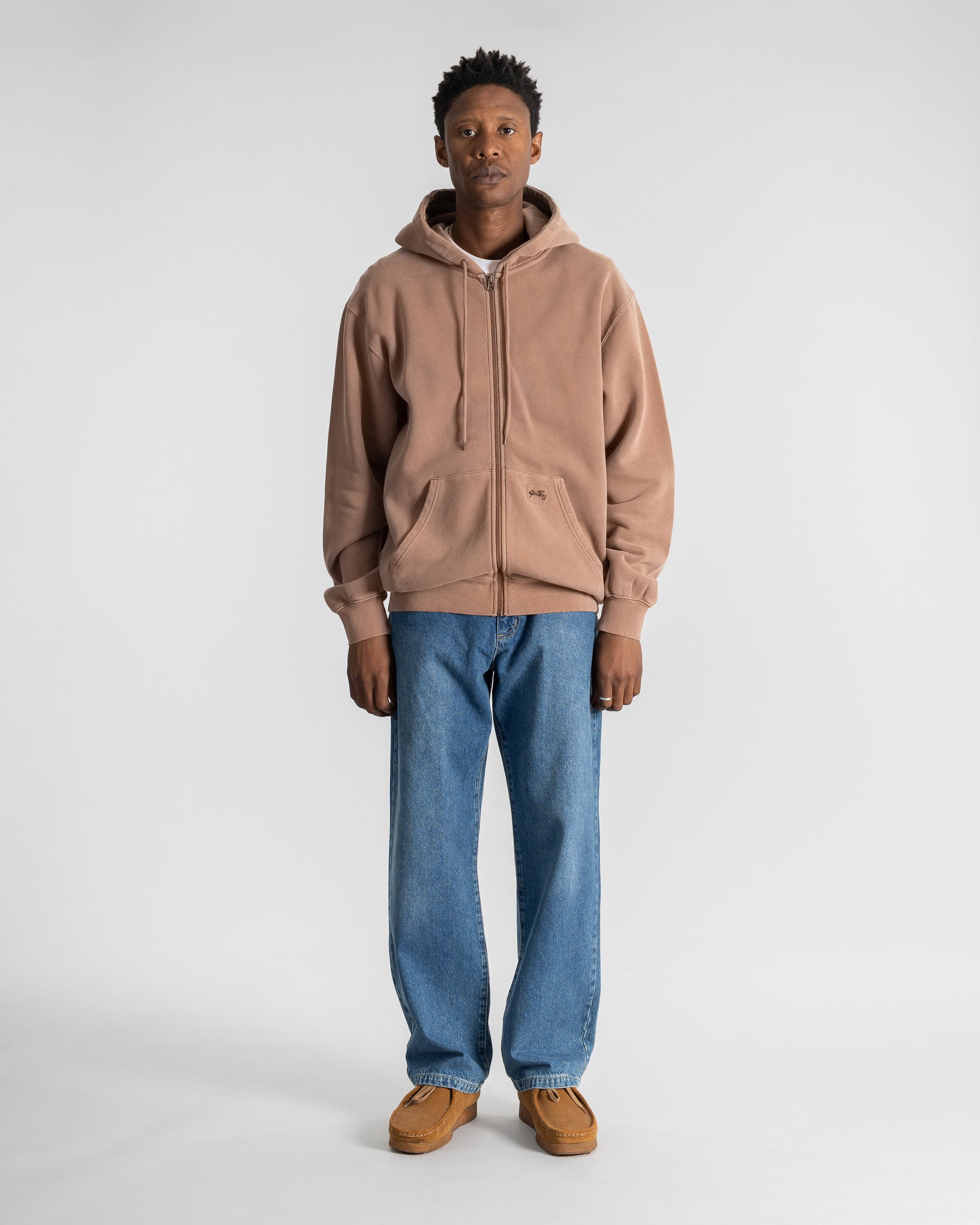 Patch Hood - Washed Acorn