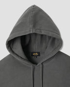 Patch Hood - Washed Black