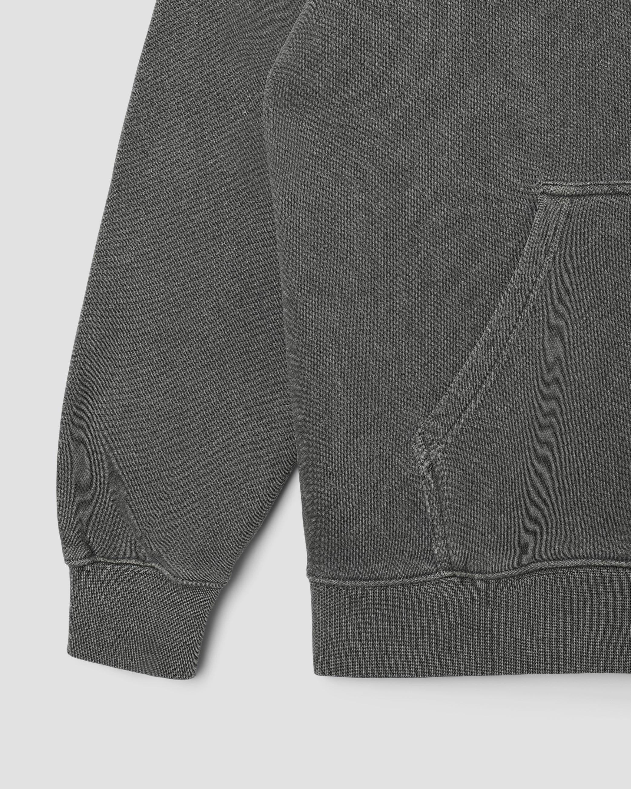 Patch Hood - Washed Black
