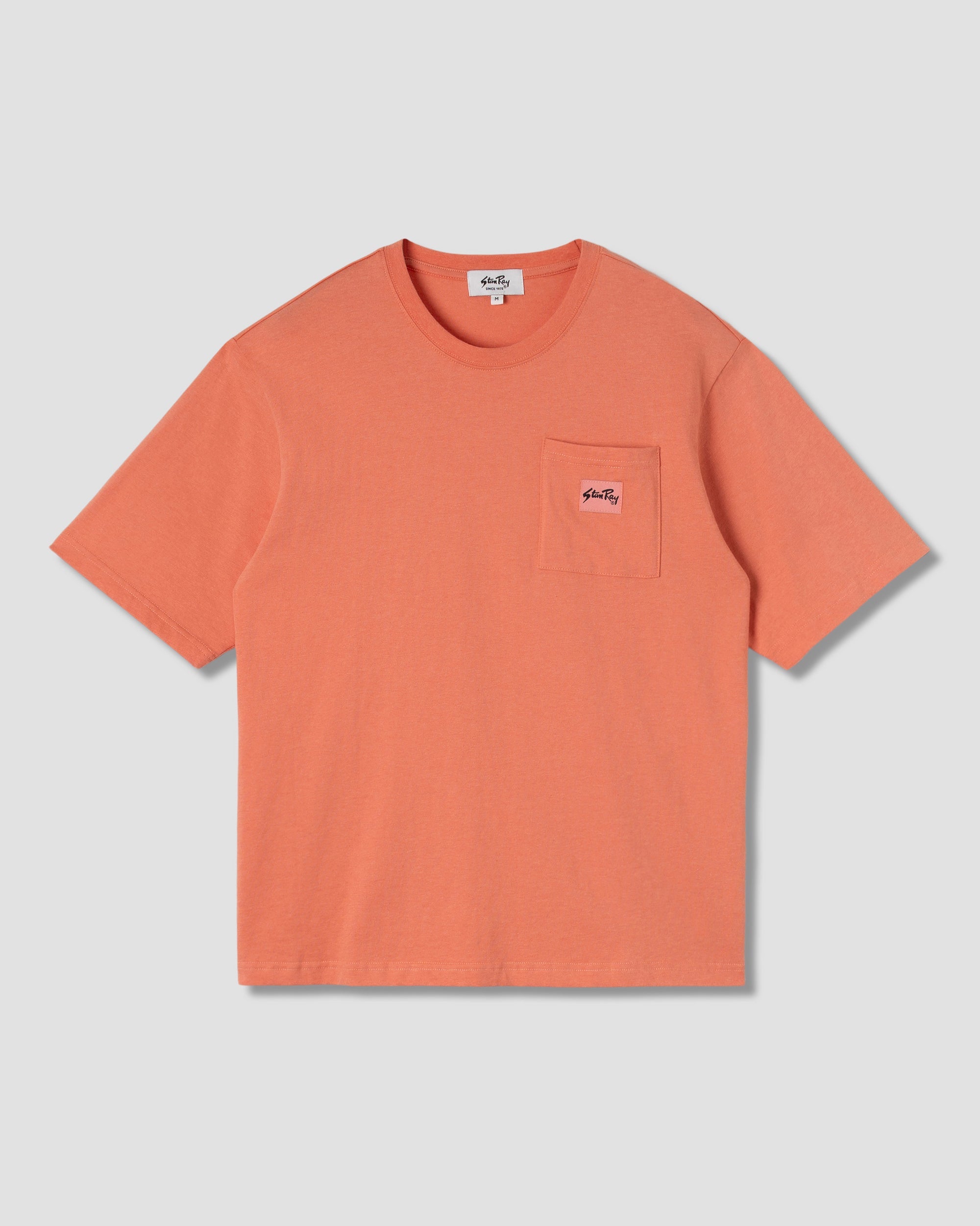 Patch Pocket Tee - Washed Red Heather