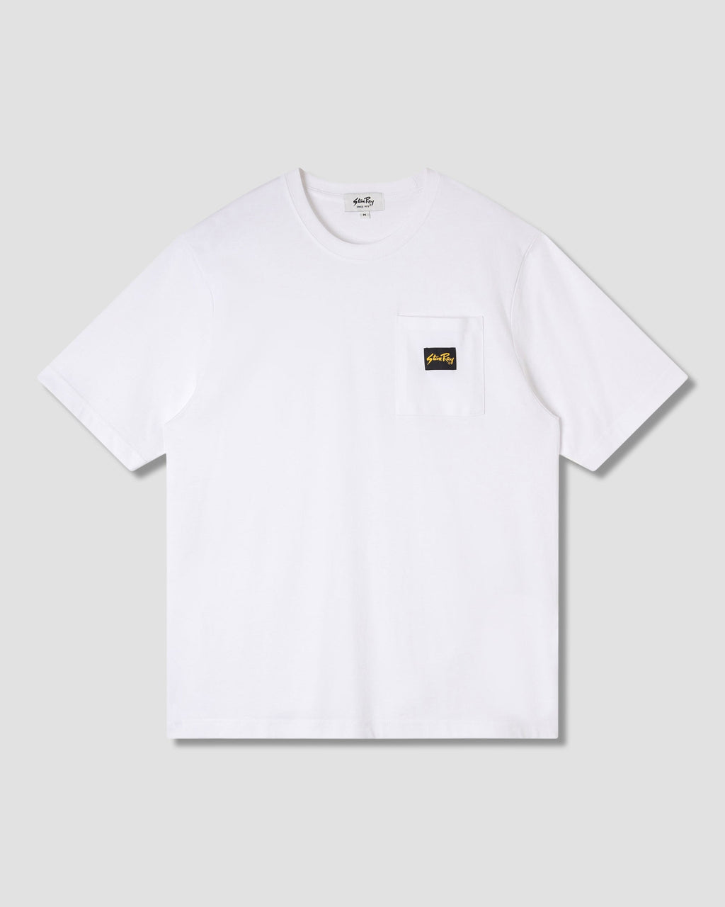 Camiseta con bolsillo de parche - Blanco