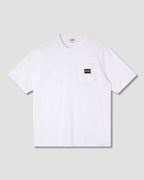 Camiseta con bolsillo de parche - Blanco