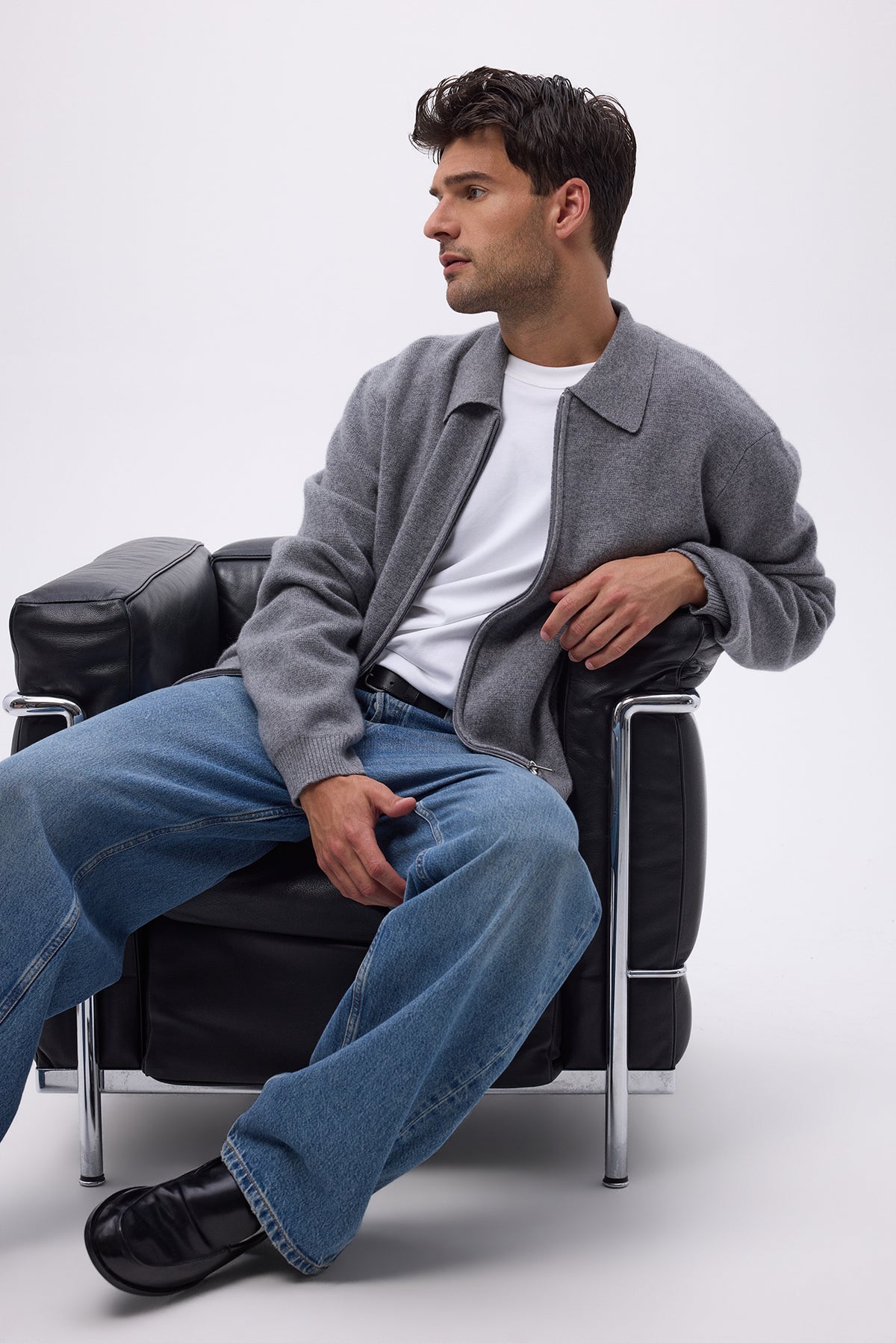 Reißverschlussjacke H Patrick - Dunkelgrau - Herren