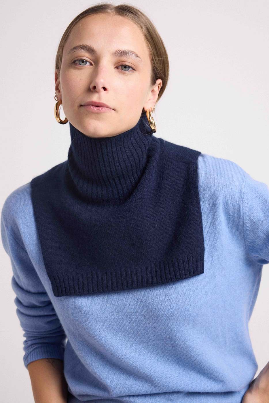 Collo alto Paula - Blu navy